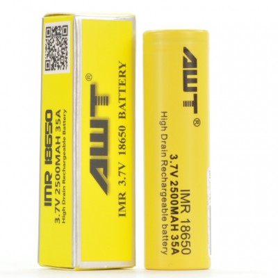 AWT IMR 18650 2500MAH 35A battery